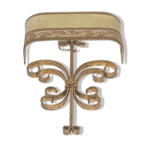 Wrought iron Hollywood regency wall sconce