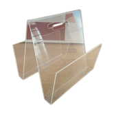 Vintage plexiglass magazine holder