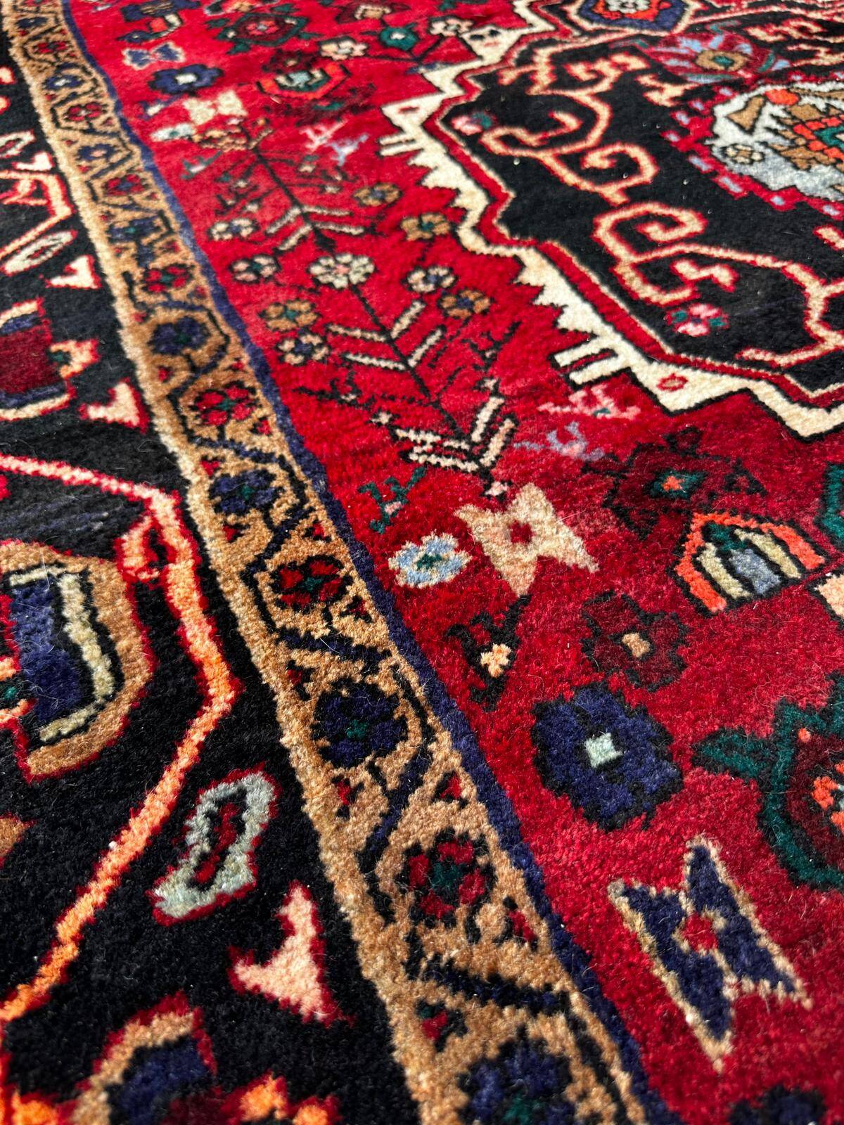 Handmade Hamadan rug 125cm x 210cm