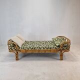 Italian Bamboo Daybed, 1960s