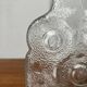 Vase vintage allemand en verre modèle sur les rochers par Lars Hellsten pour Walther Glas, années 1970