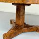 Antique large 19th century Biedermeier art deco walnut table