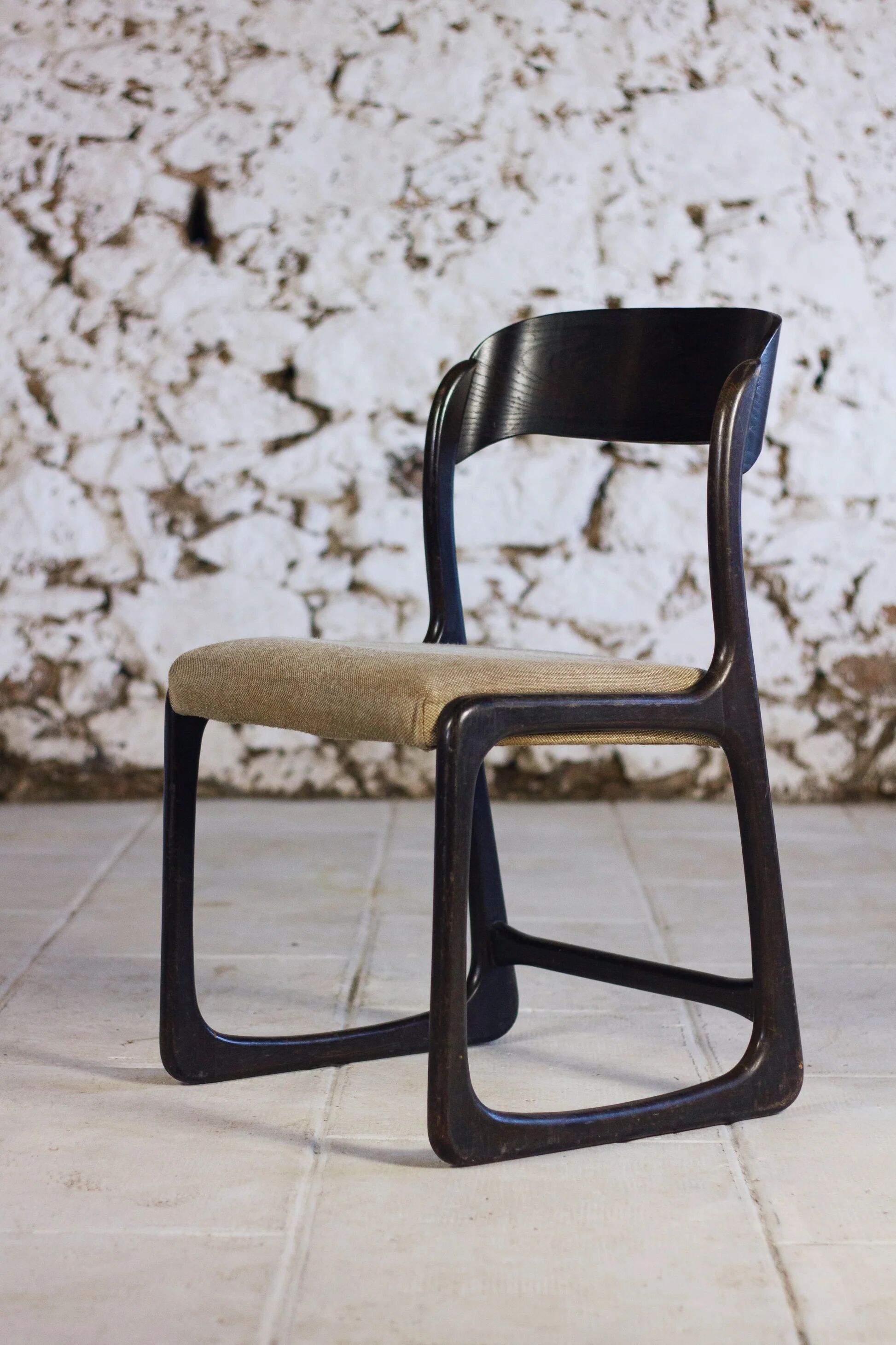 Set of 6 Traineau chairs by Baumann, 1960