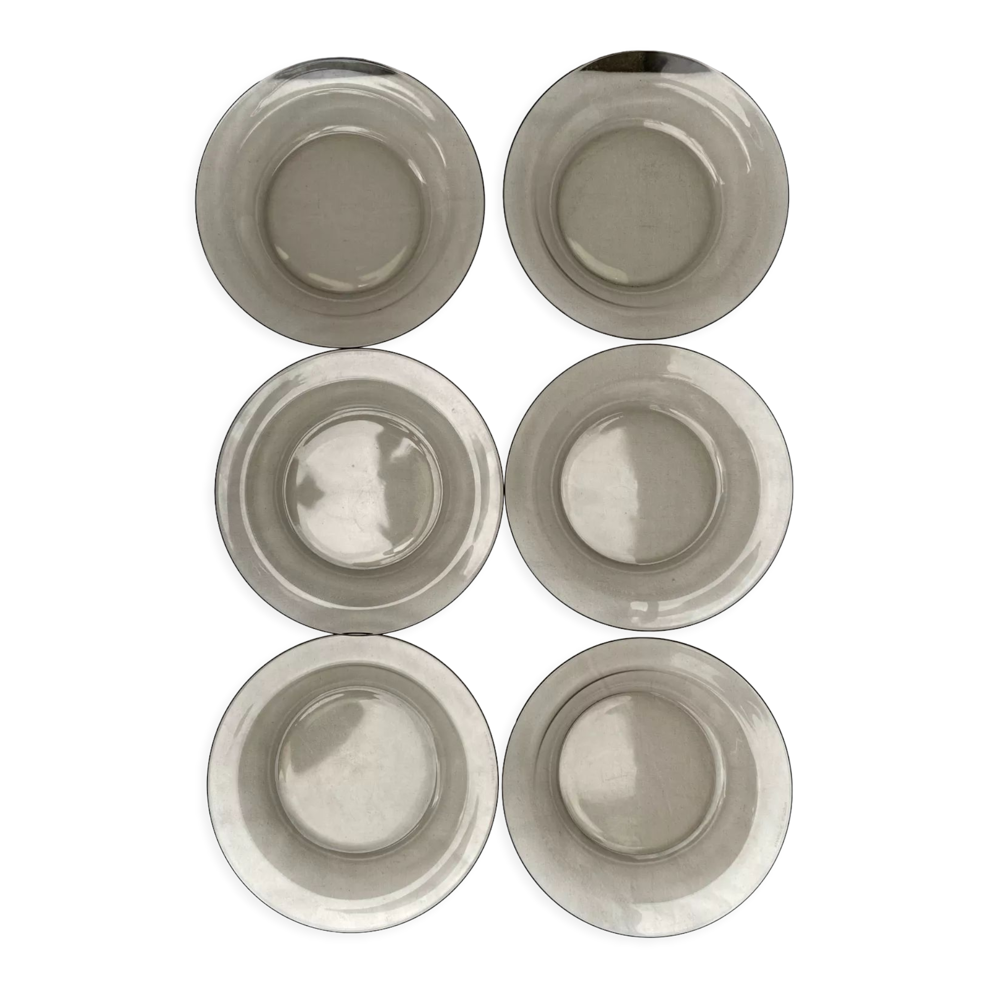 12 assiettes à crustacés coquillages Arcoroc france