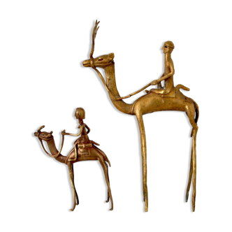 Ancient African brass statuettes