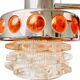 Raak vintage 6-light chandelier