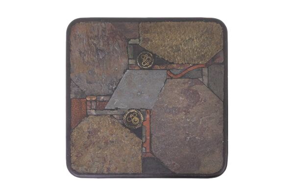 Paul Reinier Kingma. Paire de tables de style Brutaliste. Années 1970.