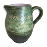 Incised glazed earth pitcher