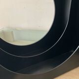 Pair of vintage 1970s vinyl record racks