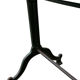 Old bistro table in engraved wrought iron