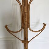 Rattan coat rack year 60