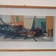 Marine painting oil on panel signed 50s/60s