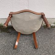 19th-century mahogany office chair