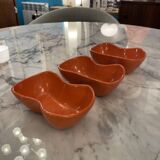 Set of 3 orange ramekins ASA