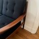 Vintage Scandinavian three-seater sofa