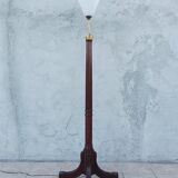 Louis XVI style floor lamp in carved mahogany