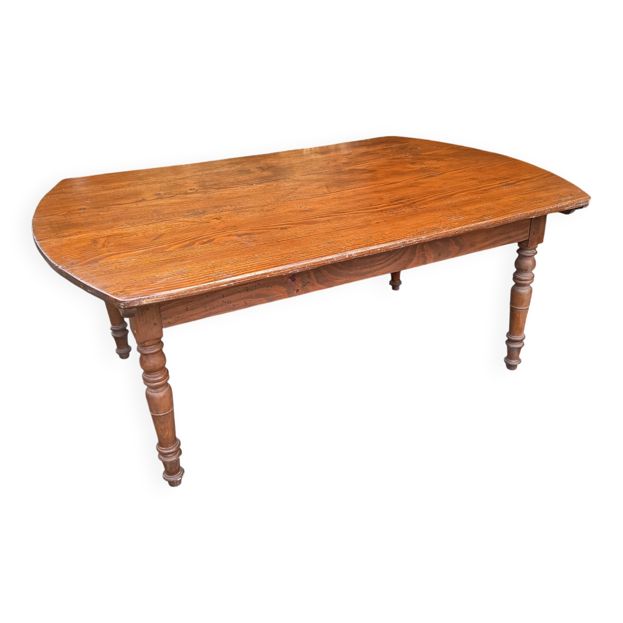 Large farmhouse table, 19th century