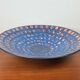 Large Mid-Century Modern German Studio Pottery Decorative Wall Plate by Eva Fritz-Lindner for Karlsruher Majolika, 1960s