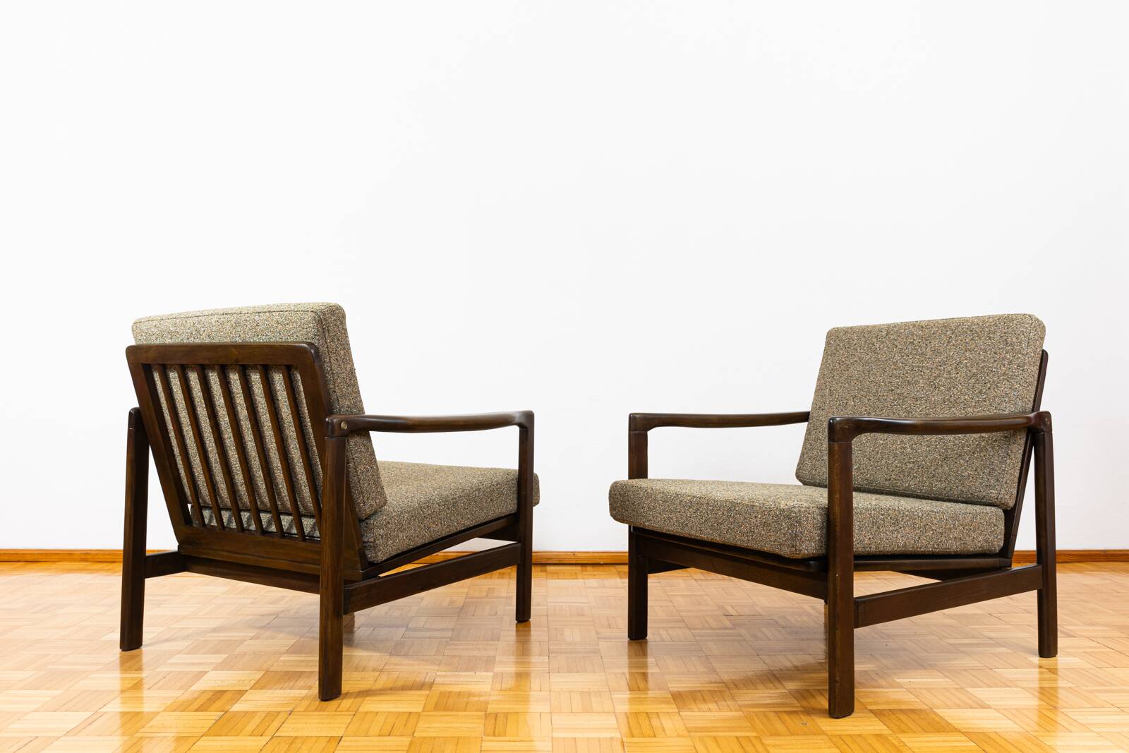 Mid Century Armchairs By Zenon Bączyk, 1960's, Set Of 2