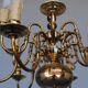 Chandelier style Dutch copper 10 lights