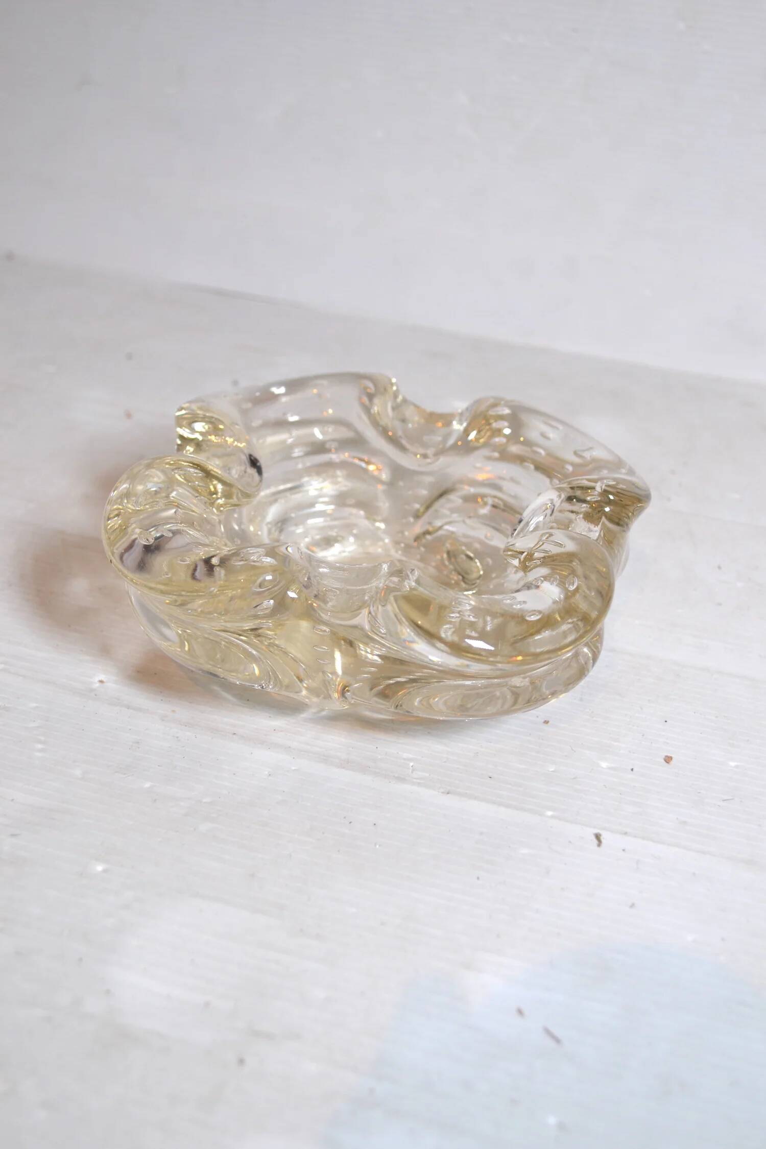 Murano glass ashtray