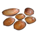 Very nice fruit service in the shape of walnut shells in very good condition.