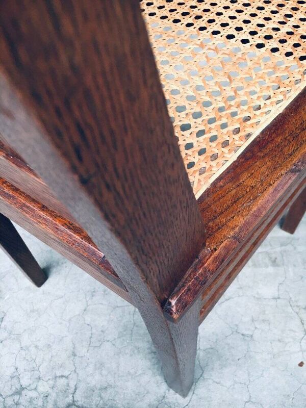 Early 20th Century Art Deco Dining Chair Set, 1920s, Set of 3