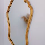 Miroir doré, 64x43 cm