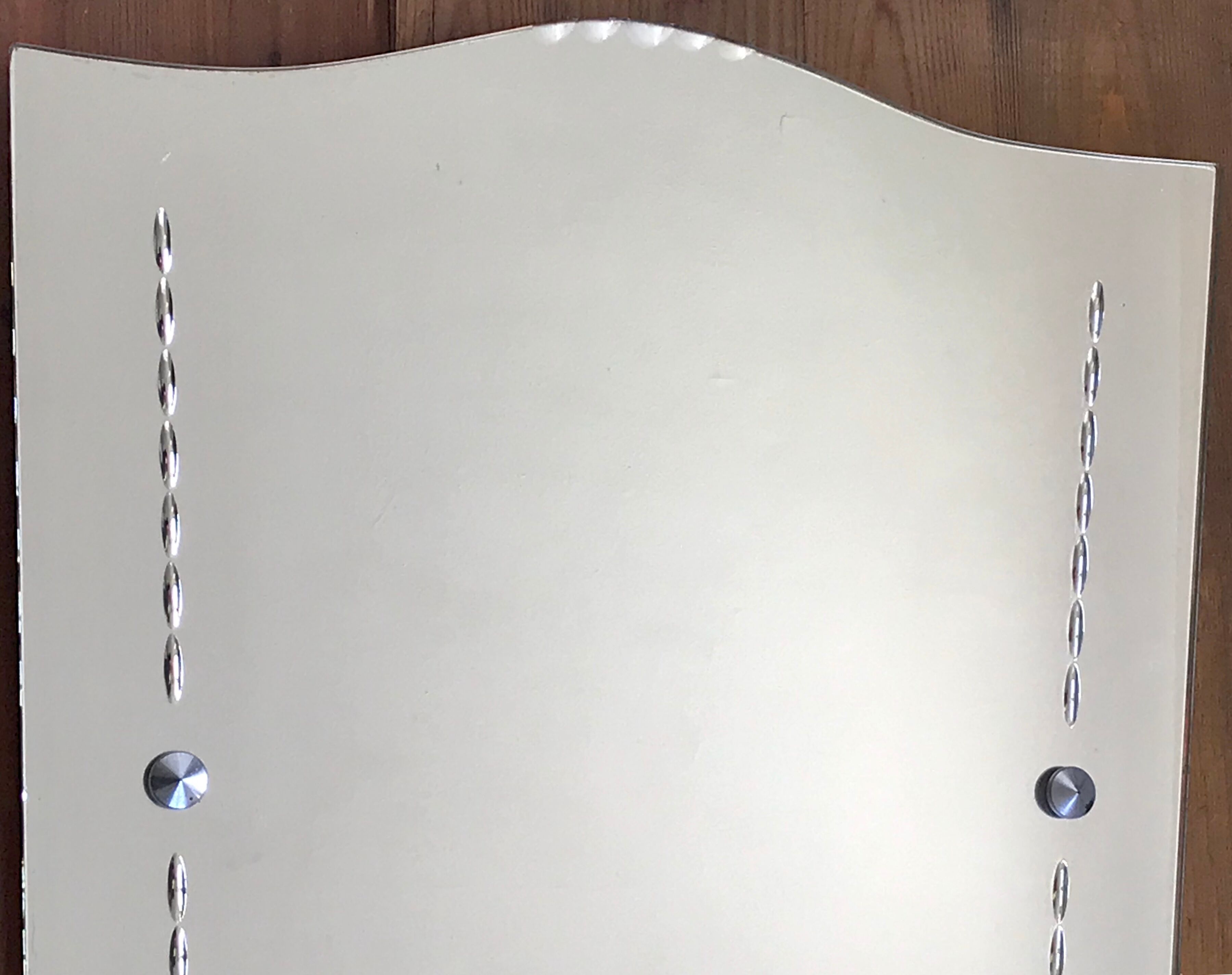 Mirror shape free vintage 66 X 47cm
