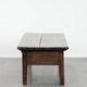 Antique 18th-century Southern European coffee table made of chestnut wood