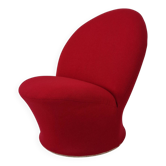 Fauteuil Lounge Artifort Modèle F572 par Pierre Paulin 1967, Chef-d'œuvre Sculptural
