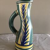 Vintage Keraluc Quimper pitcher