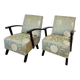 Art Deco Armchairs, Prague, 1950s, Set of 2