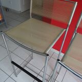 3 Spaghetti Alias bar stools designed by G. Belotti