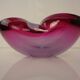 Sommerso Murano Glass Ashtray, Italy, 1960s