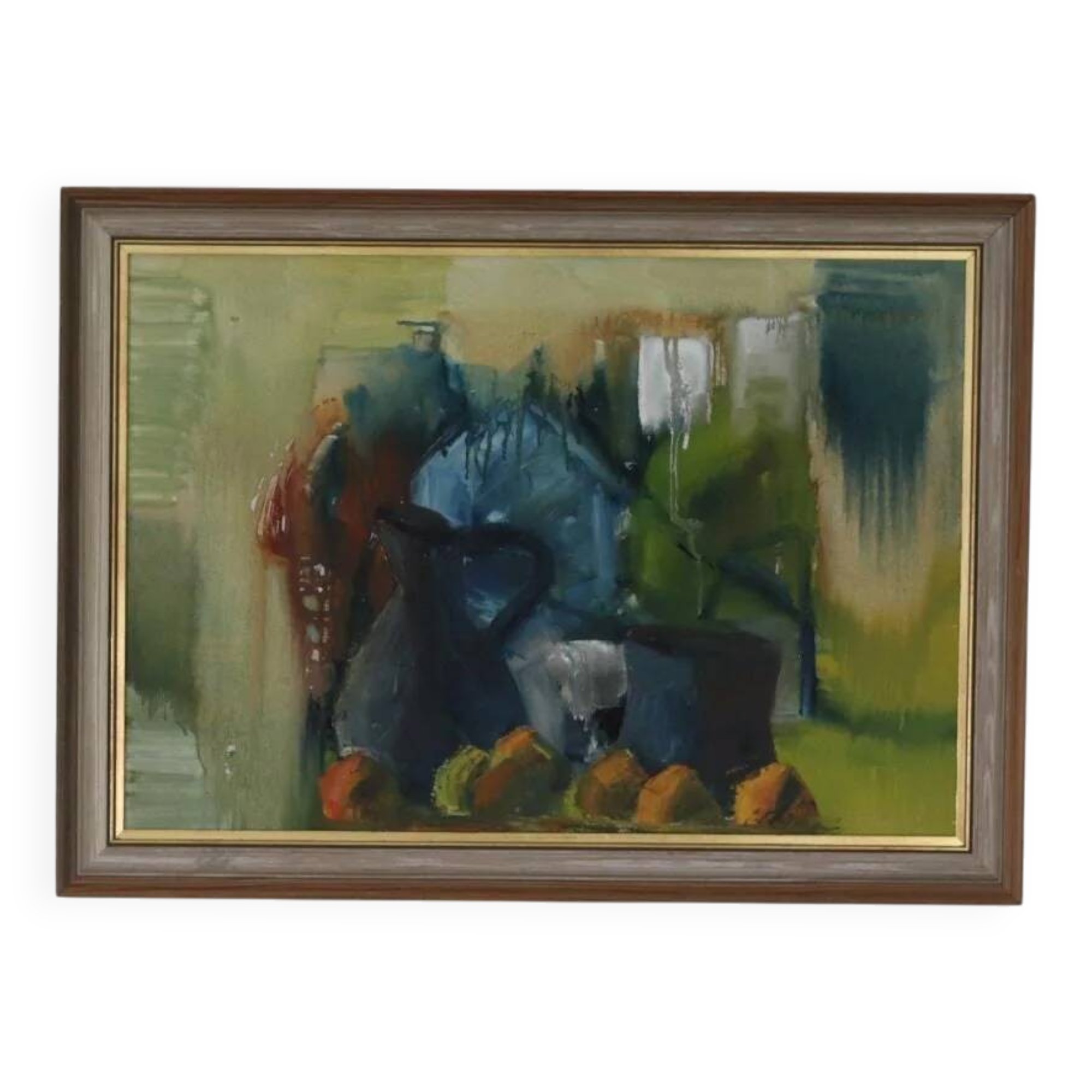 Huile sur toile suédoise originale – « Nature morte vibrante »