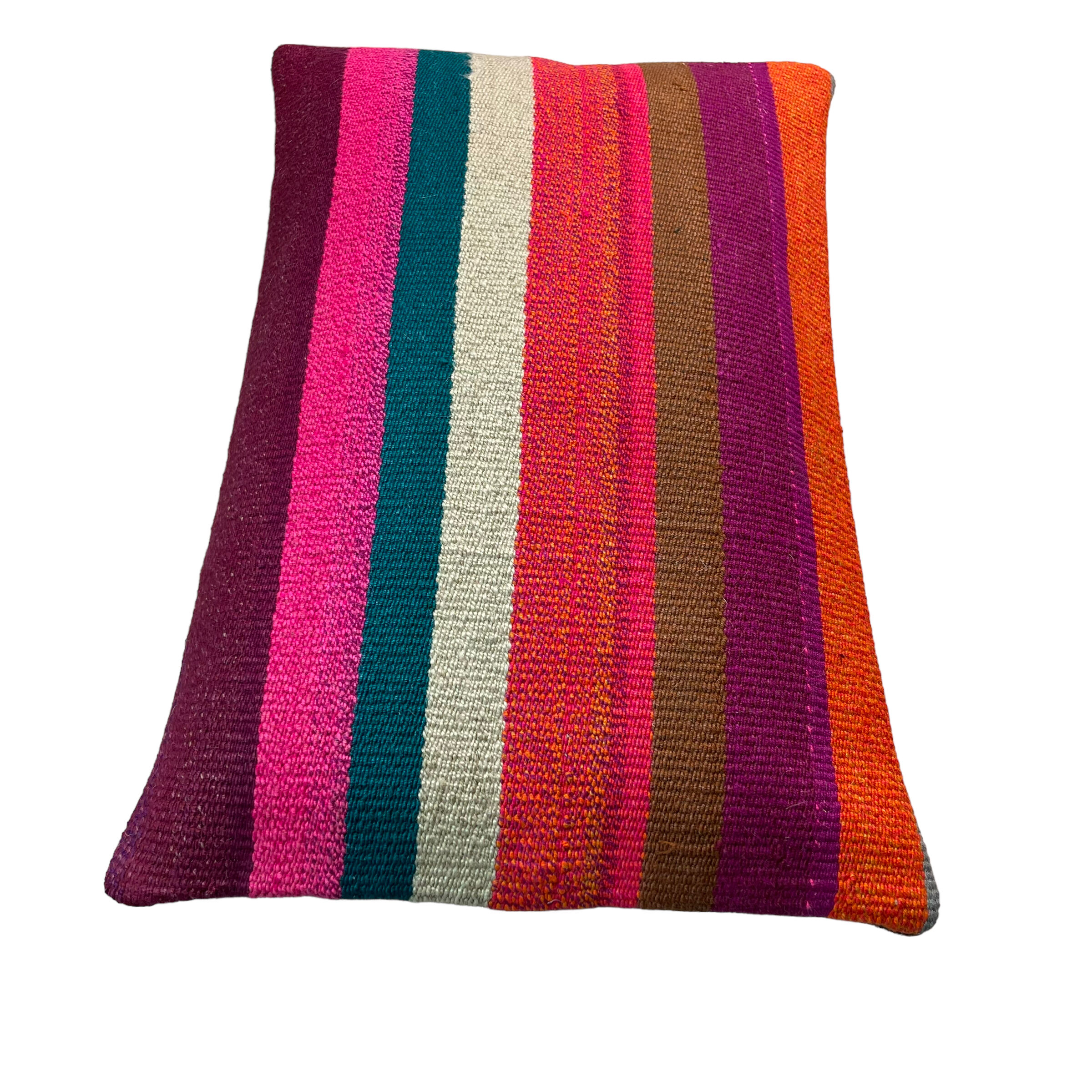 Vintage turkish handmade kilim cushion cover , 30 x 50 cm