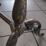 Light marble coffee table