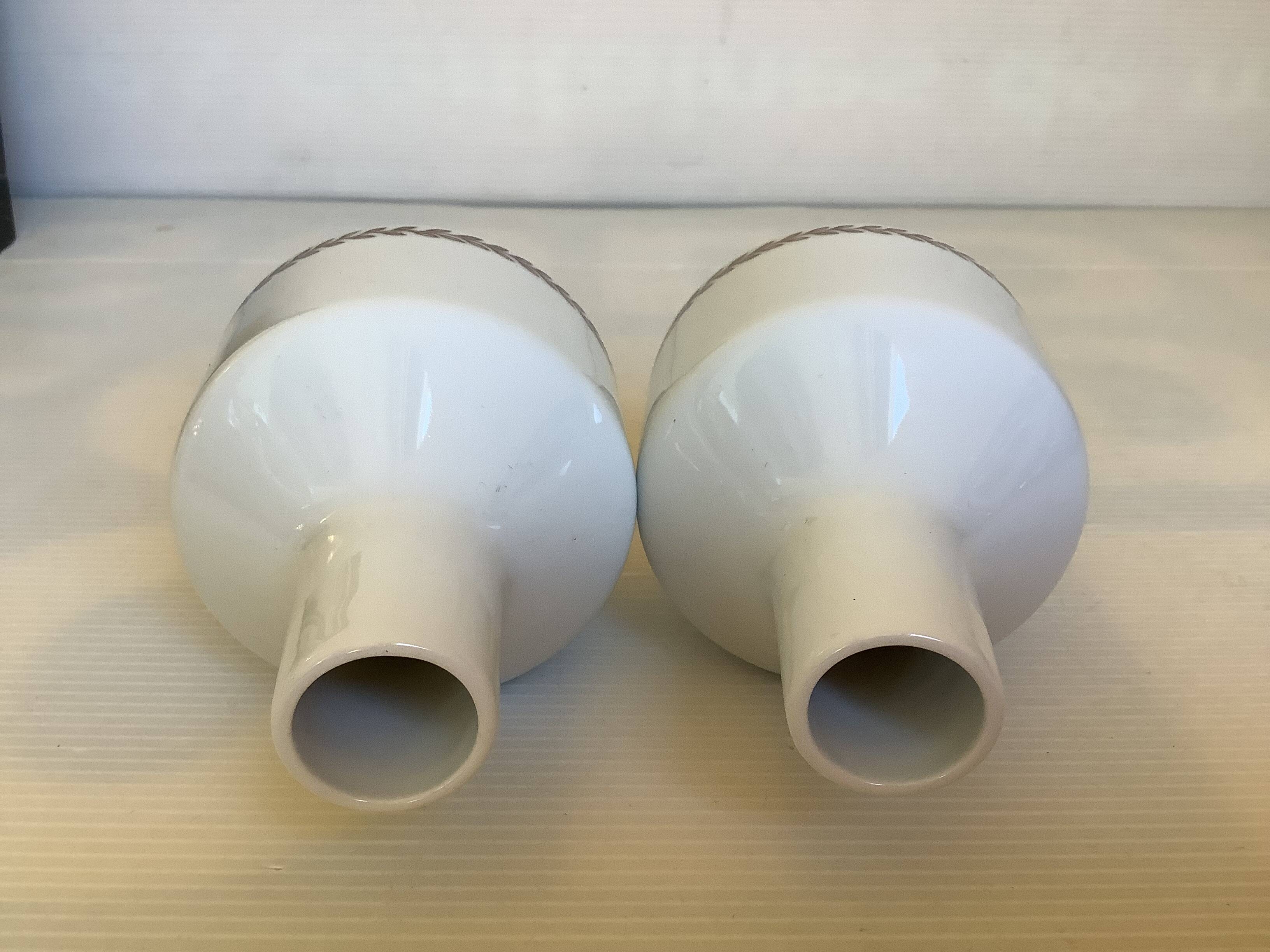 Paire vases bougeoirs Bavaria Germany