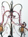 Pink opaline chandelier
