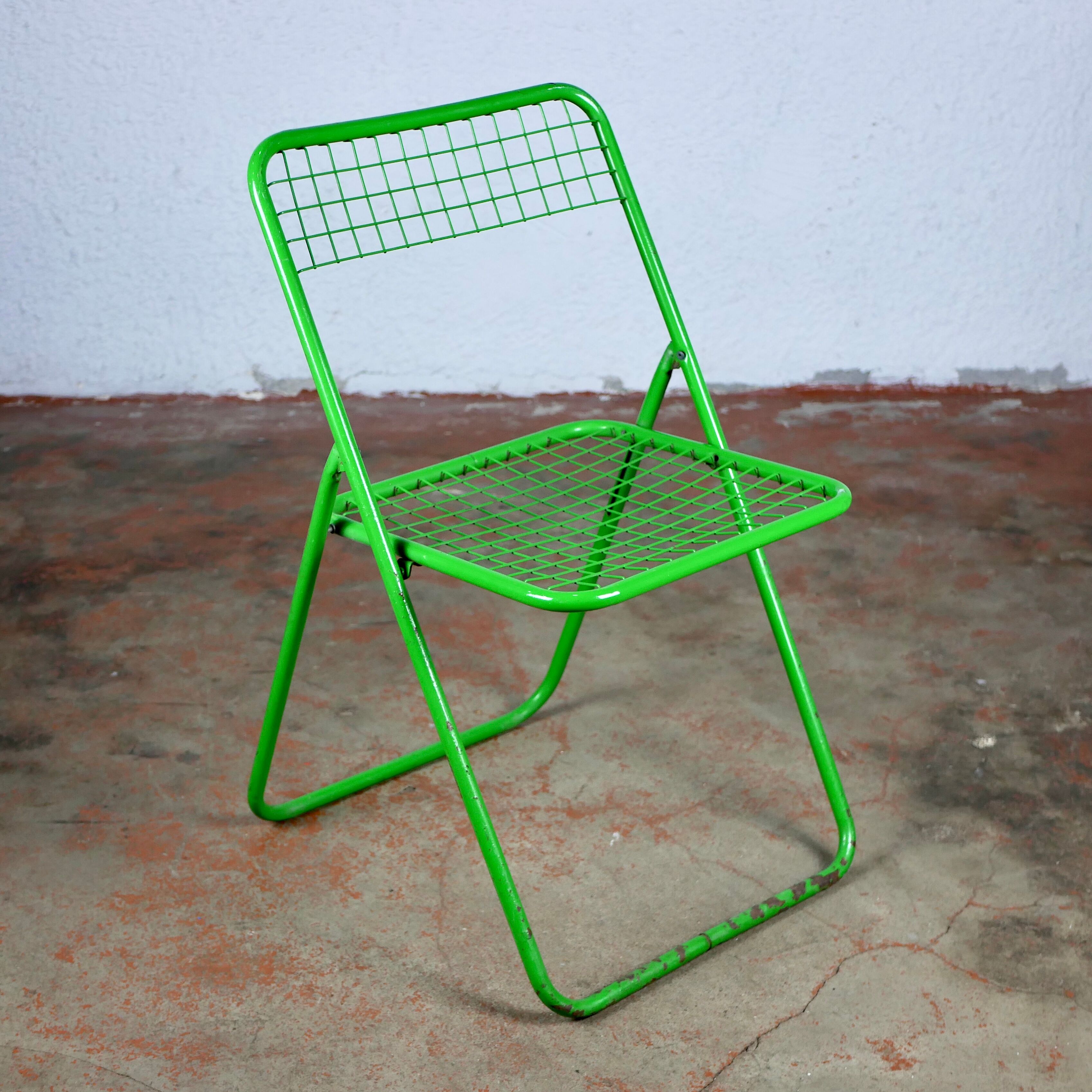 Series of 4 Ted Net chairs, by Niels Gammelgaard