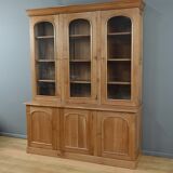 Two-body library in blonde cherry, Louis-Philippe style – 20th century