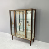 1950’s vintage mid century glass drinks / display cabinet