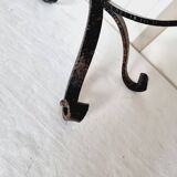 Elegant pair of vintage wrought iron candlesticks or candle holders from the 50s/60s