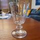 19th/20th century cut crystal glass – red wine format
