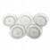 Set of dessert plates, Art Deco, crystal, Hortensja Glassworks, Poland, 1930s