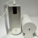 Pair of wall lamps Ikea vintage design Lod V413 white metal