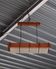Scandinavian suspension in teak and perspex