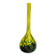 Vase / Soliflore en pâte de verre jaune – Début XXe