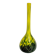 Vase / Soliflore en pâte de verre jaune – Début XXe